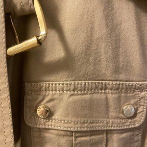 Michael Kors Khaki Dress with Gold